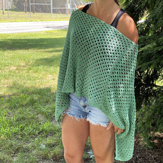 Harvest Festival Poncho Crochet Pattern - view 2