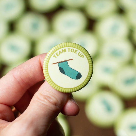 Team Toe Up Merit Badge Pin - view 2