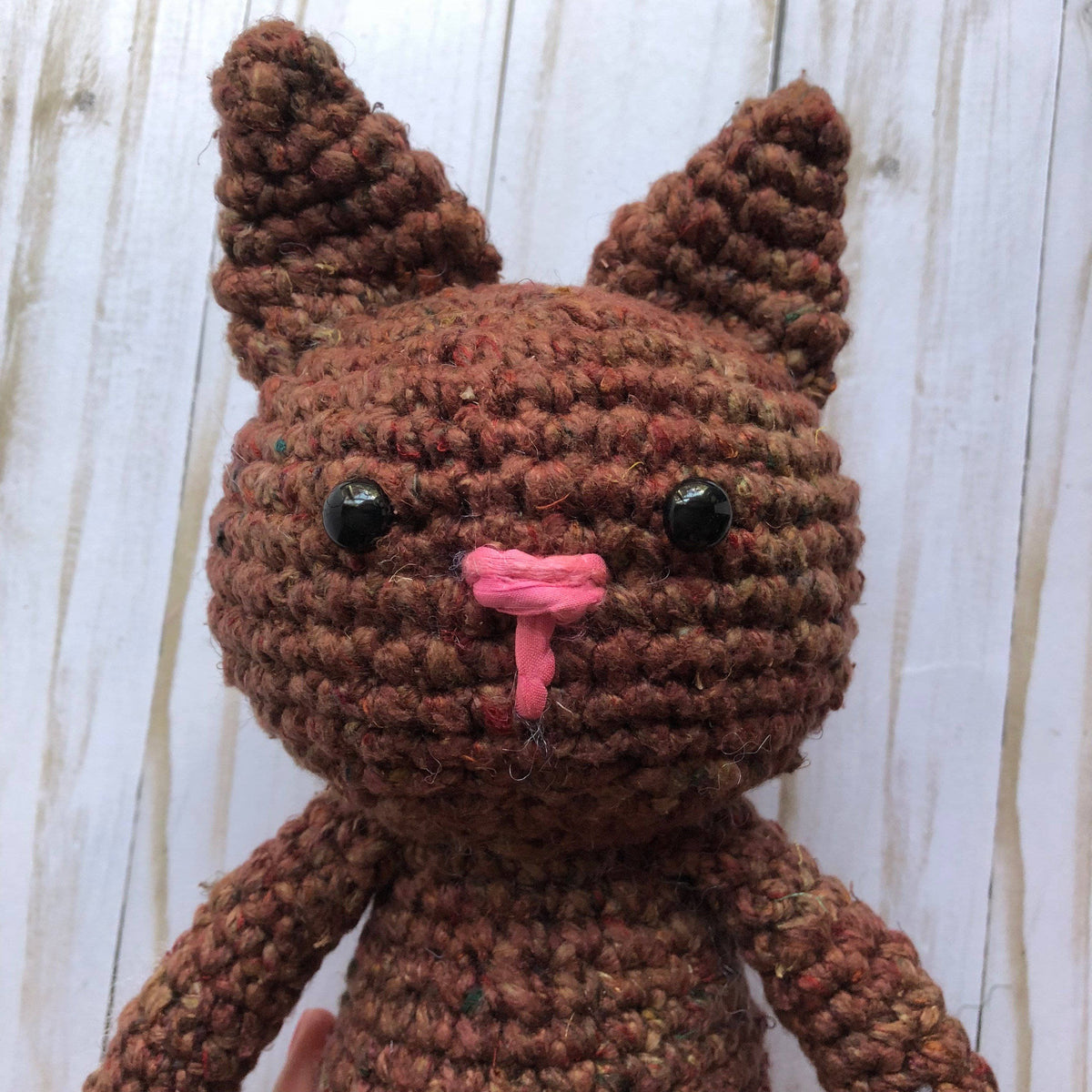 Amigurumi Crochet Cat Kit — Meet Maple the Fall Leaf Cat - view 5
