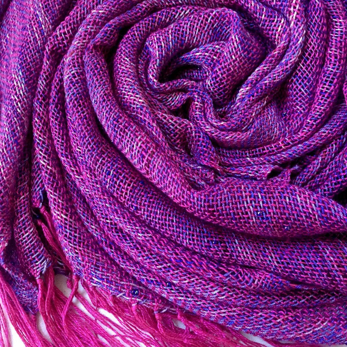 Celestial Silk Beaded Shawl Weaving Kit - view 6