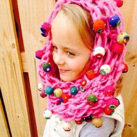 Cutie Pie Cowl Knitting Pattern - view 2