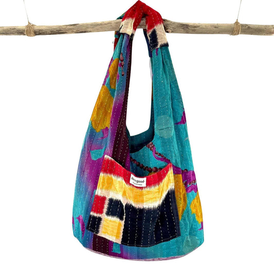 Exotic Voyage Oversized Kantha Bag - view 2