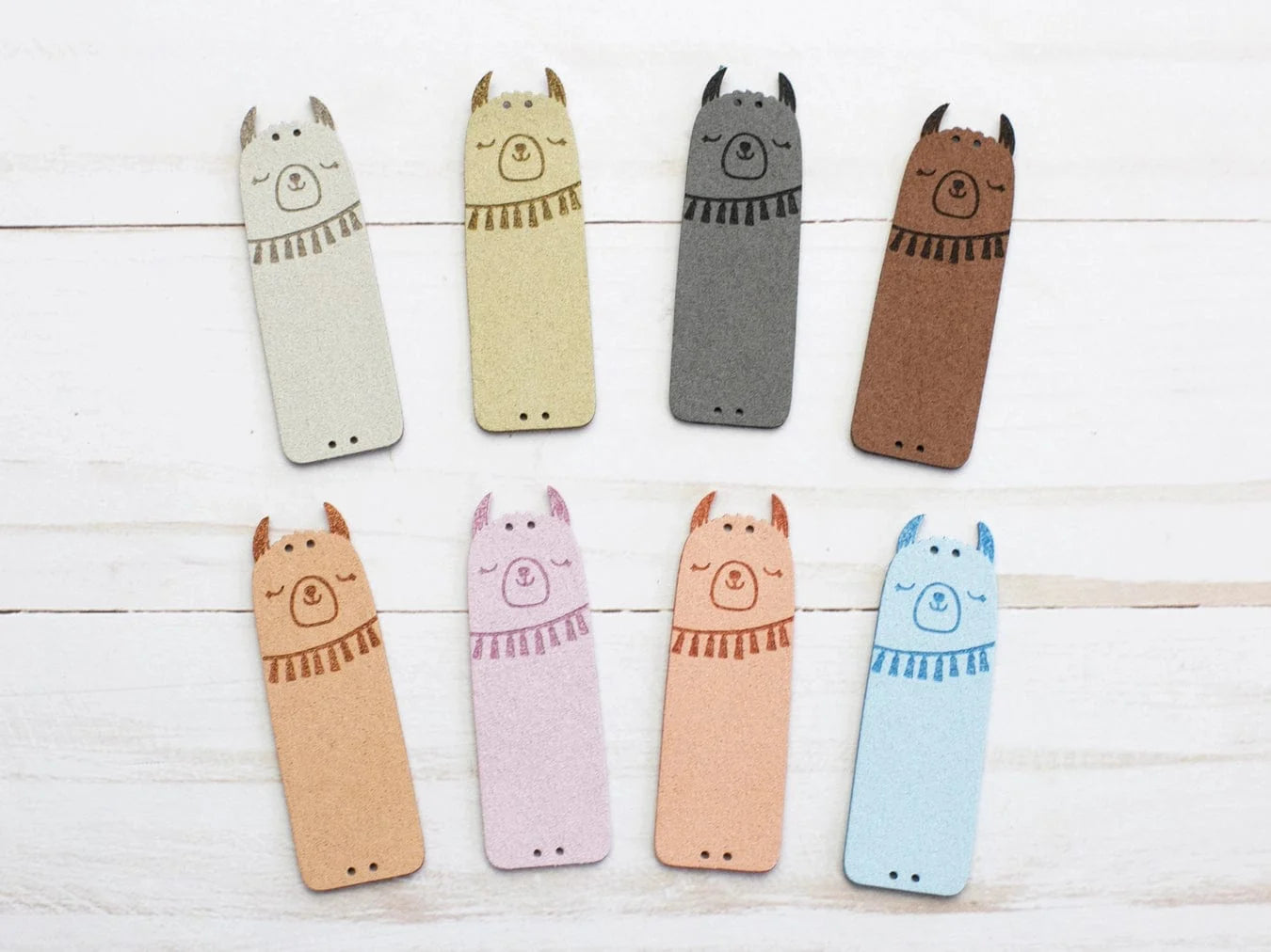 Llama Fold Over Tags – Pack of 4 - view 4