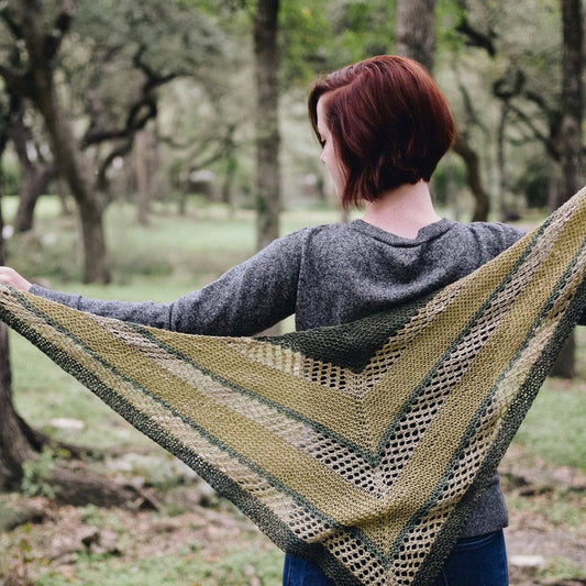 Hibiscus Shawl Knitting Pattern - view 2
