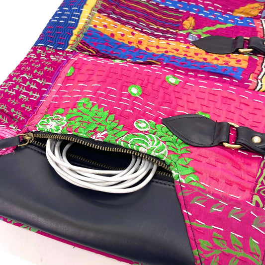 Kantha Patchwork Laptop Bag - view 2