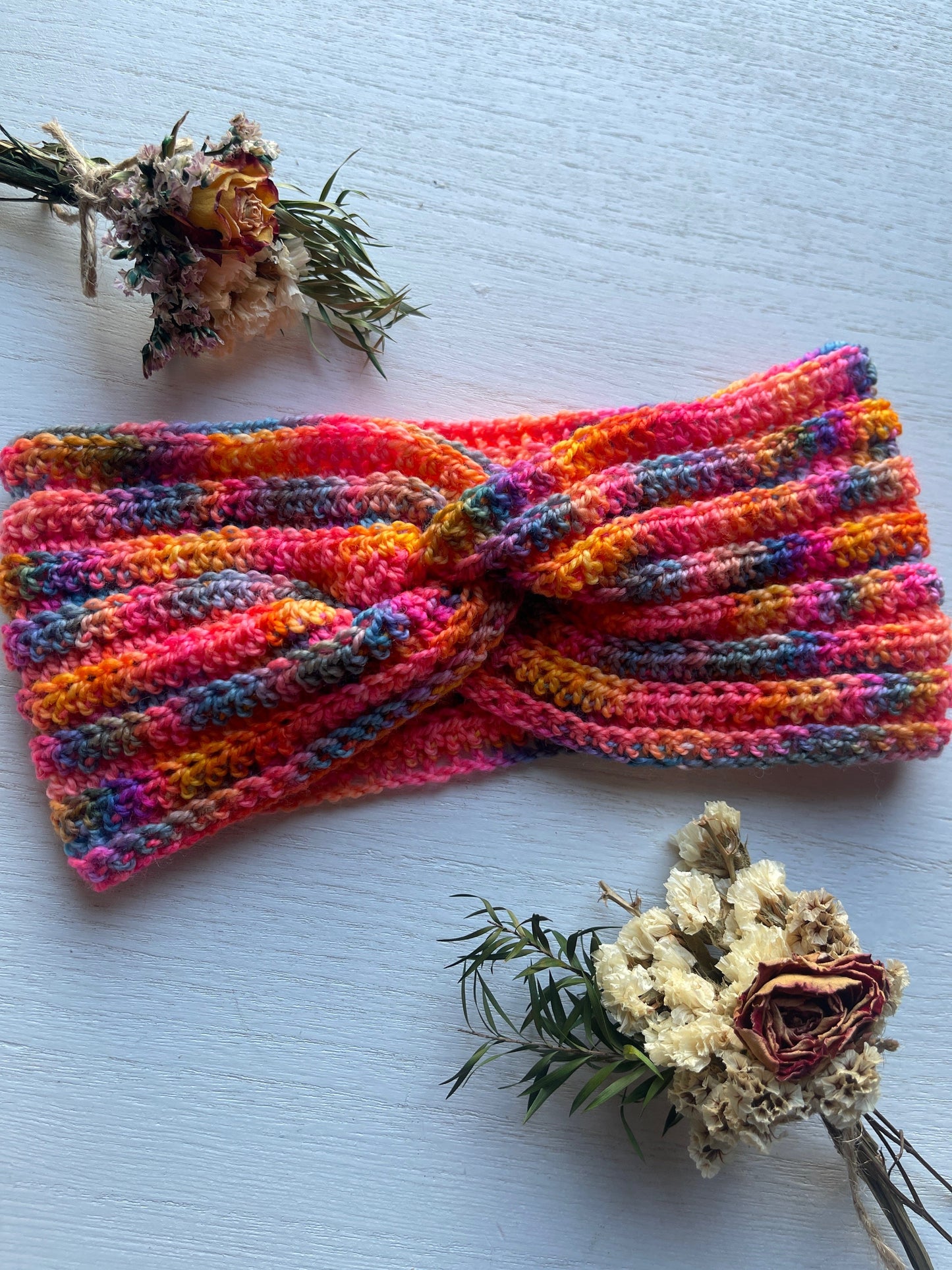 Ridge Twist Headband Crochet Pattern - view 9