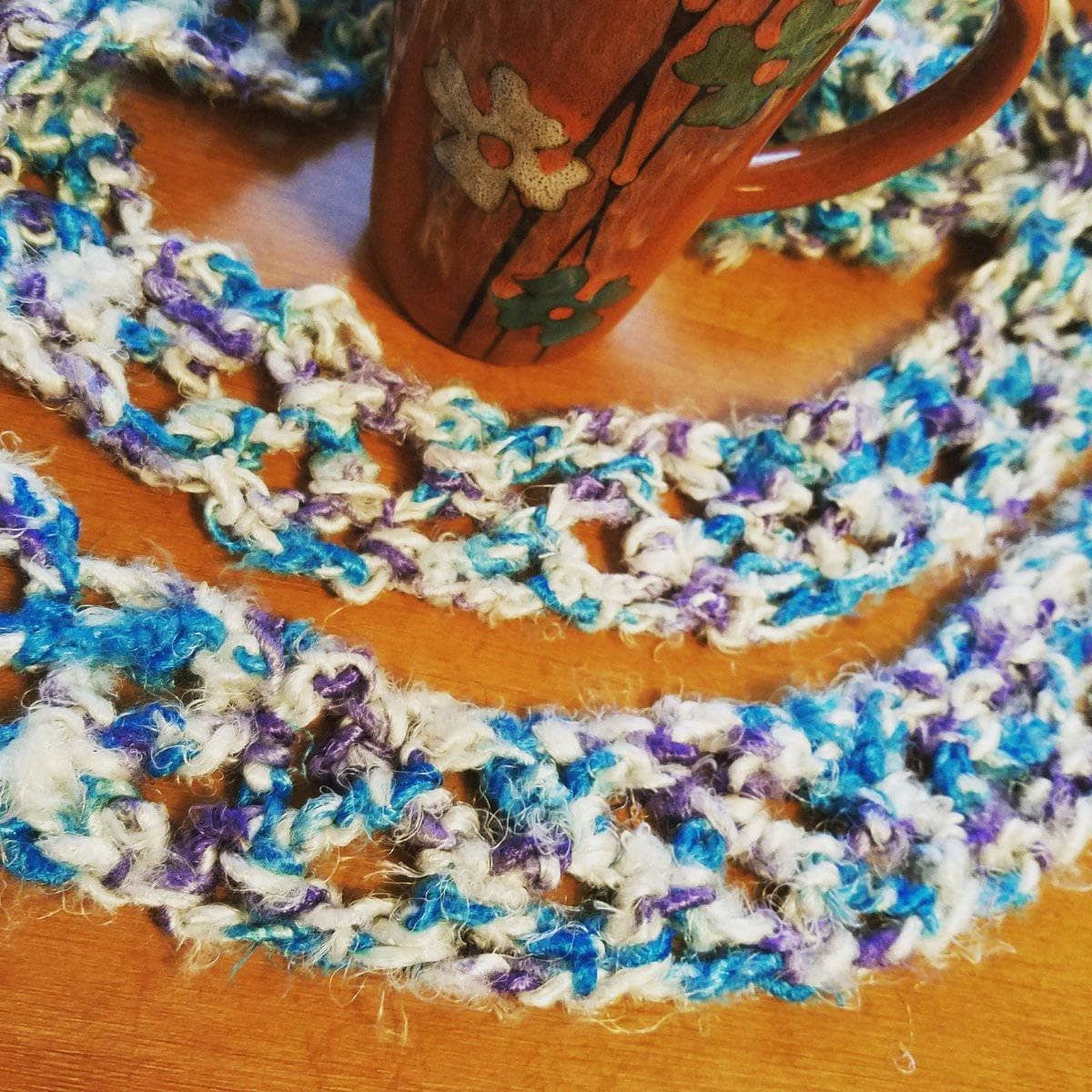 Rainy Day Infinity Scarf Crochet Pattern - view 3