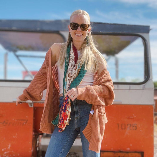 The Original Medley Scarf – Made from Recycled Sari Silk - view 2