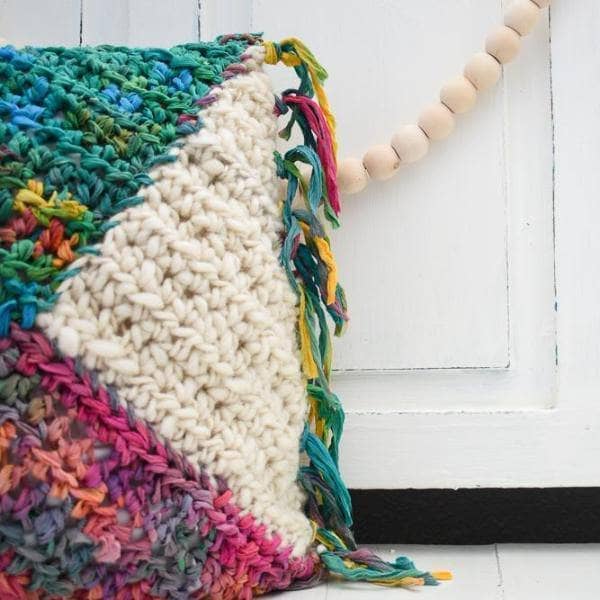 Watercolor Pillow Crochet Pattern - view 3