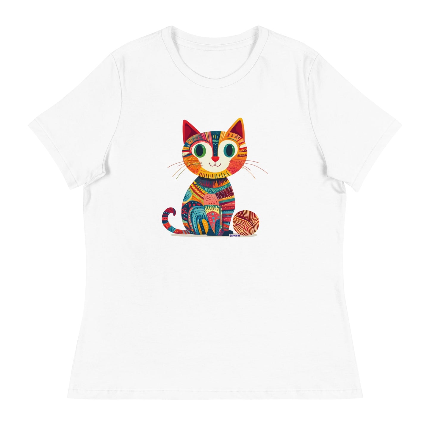 "Yarn Whiskers" Women's Relaxed Fit T-Shirt - view 12