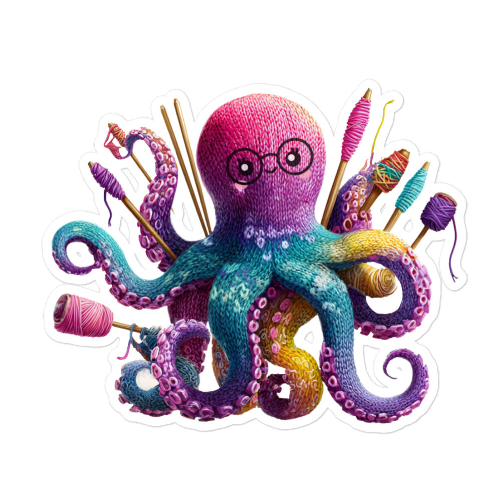 Yarnctopus Bubble-Free Vinyl Sticker - view 3