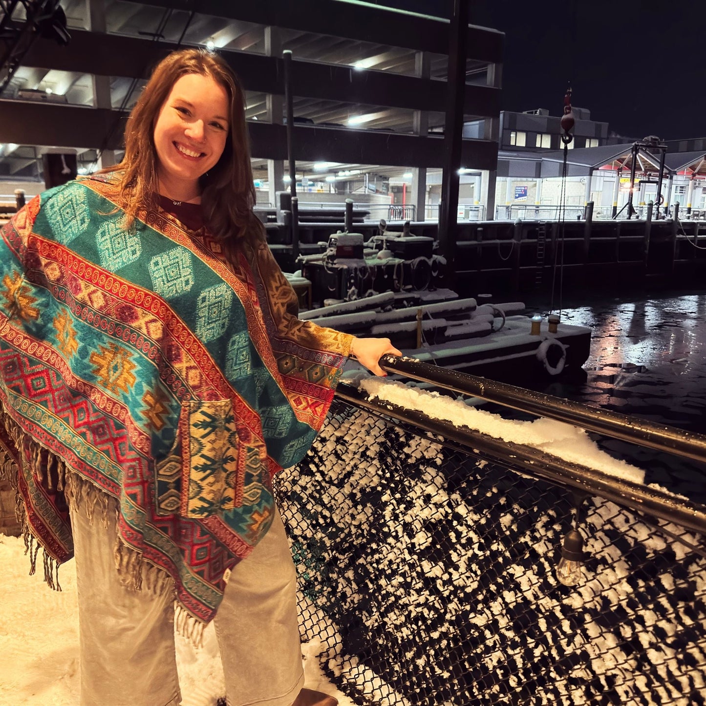 Nanda Hooded Poncho - view 3