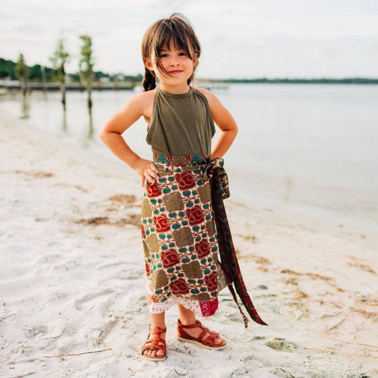 Kids Skirt – Recycled Sari