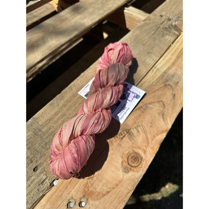 Artisan Recycled Sari Ribbon Yarn – Sari Treasures in Every Strand - view 62