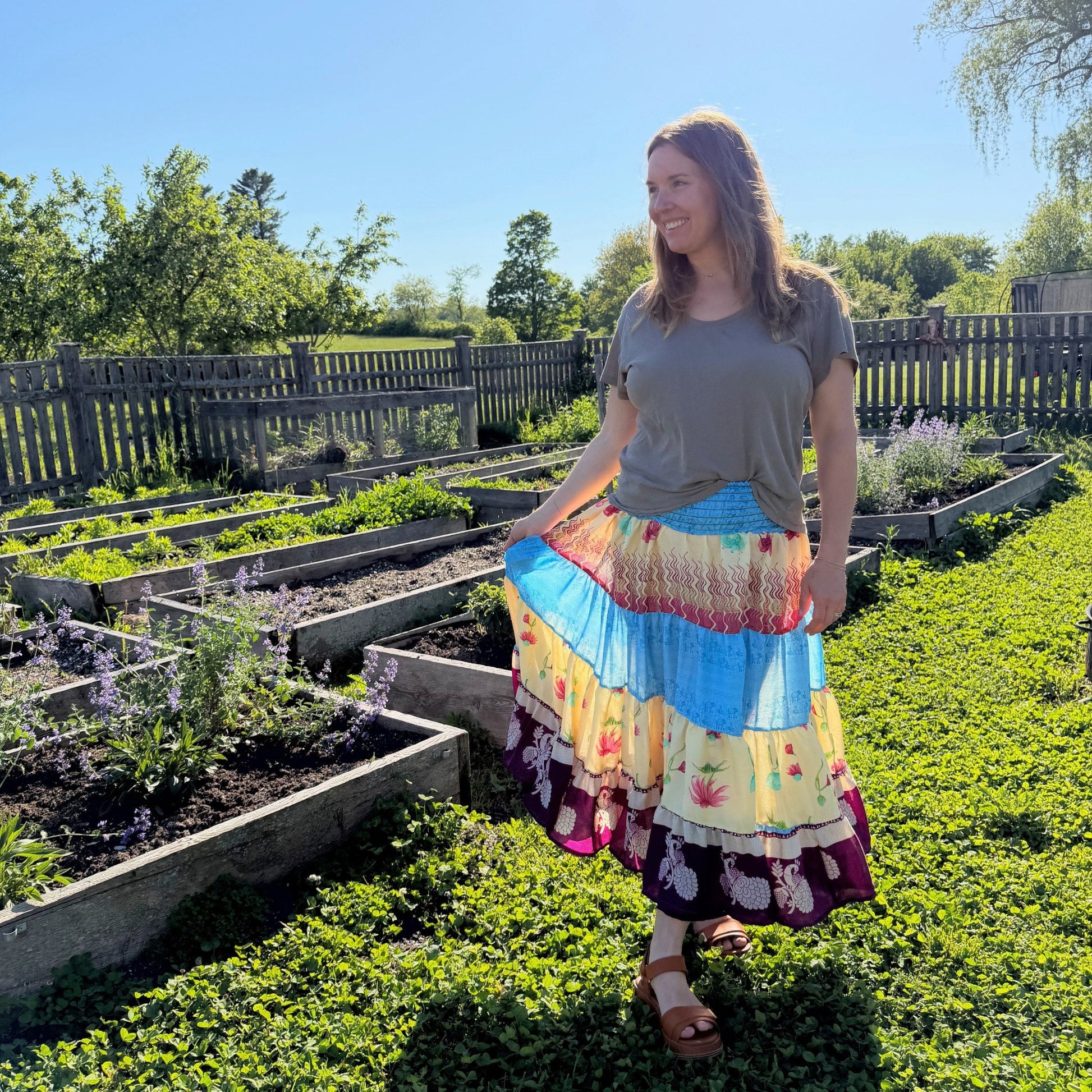 Limited Edition: Woodstock Dreams Fiesta Sunset Skirt - view 6