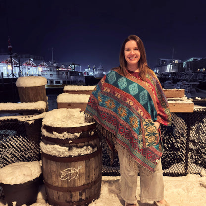 Nanda Hooded Poncho - view 4