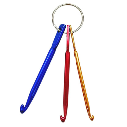 3mm–5mm Aluminum Crochet Hook Keychain Set - view 2