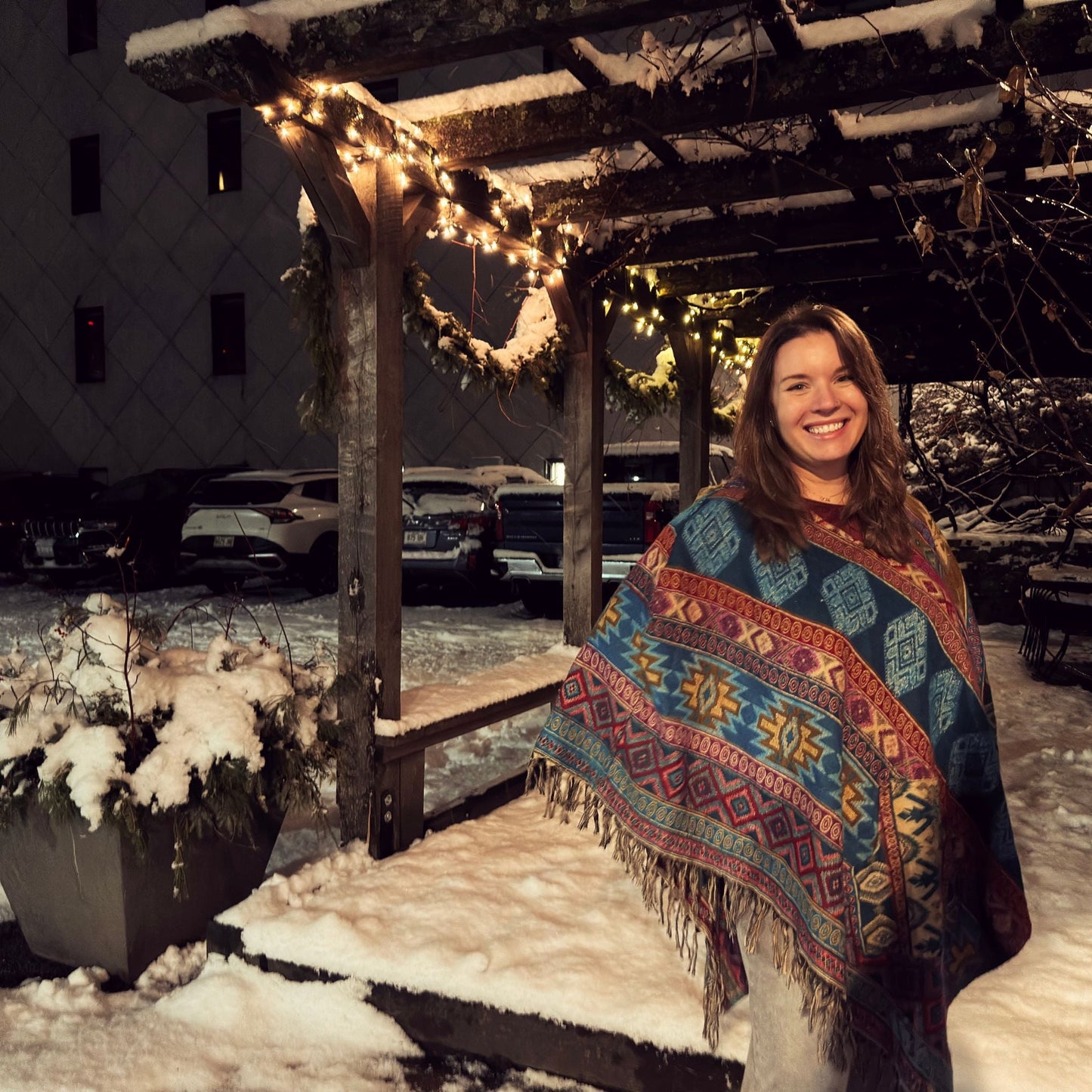 Nanda Hooded Poncho - view 6