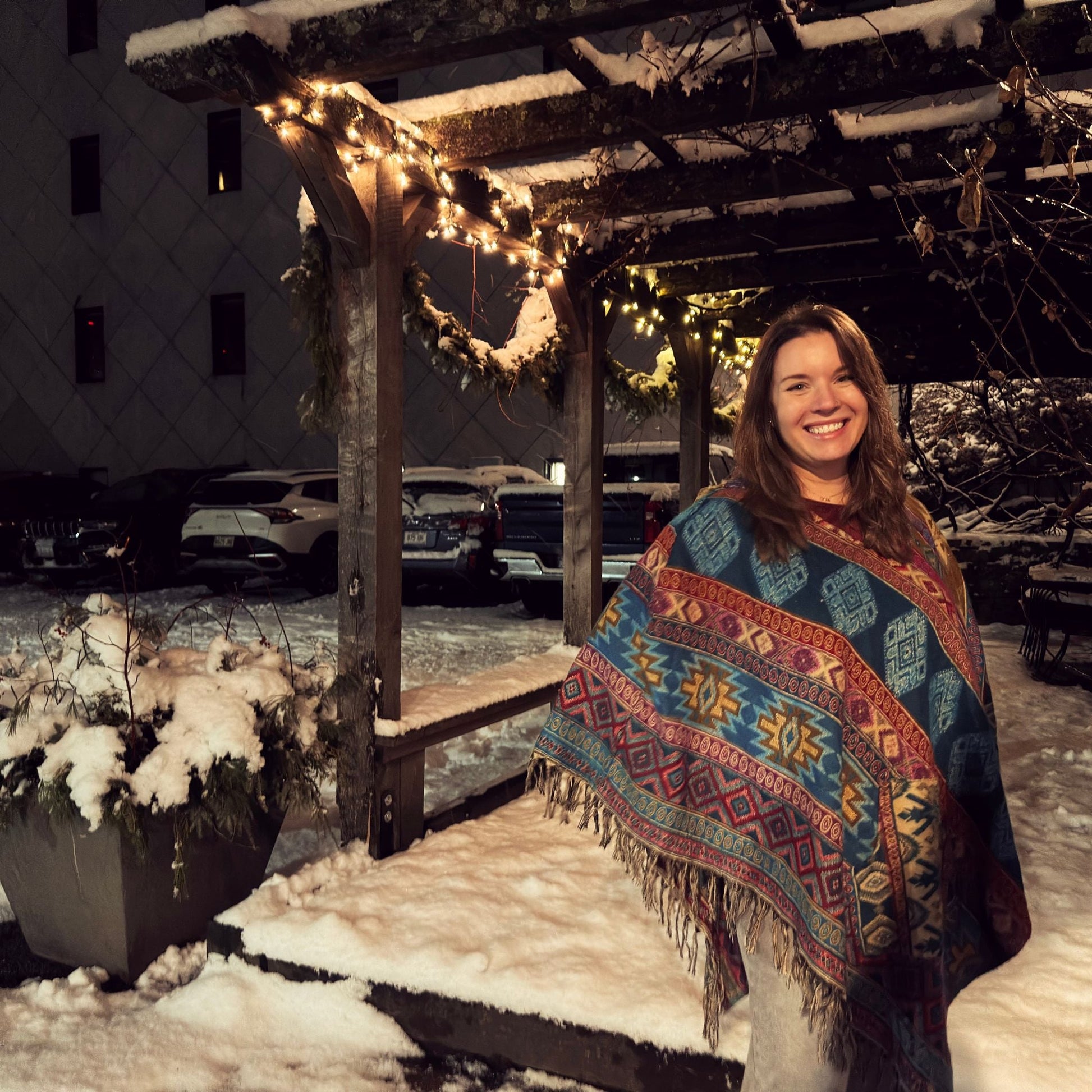 Nanda Hooded Poncho - view 6