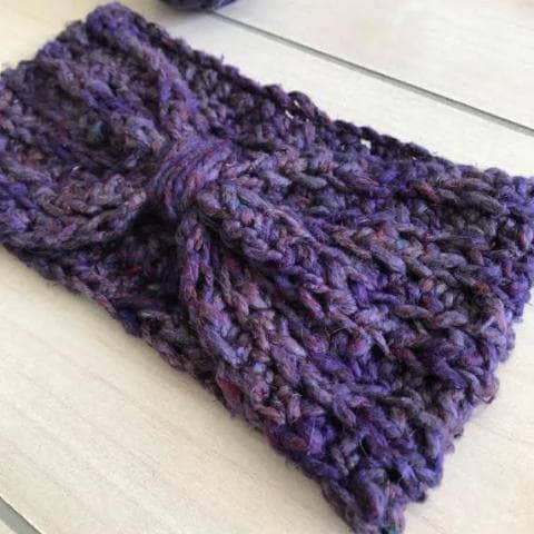 Bow Ear Warmer Crochet Kit - view 4