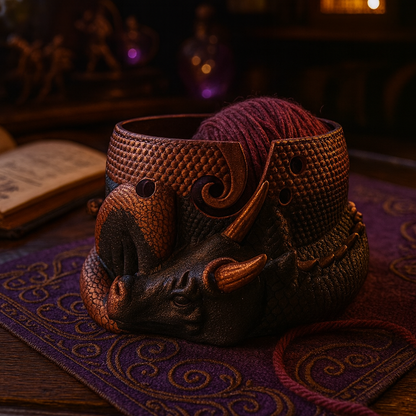 Enchanted Dragon Yarn Bowl - view 7