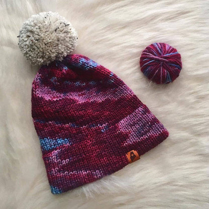 Classic Double Brim Hat Knit Pattern - view 3