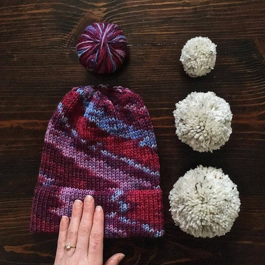 Classic Double Brim Hat Knit Pattern - view 2