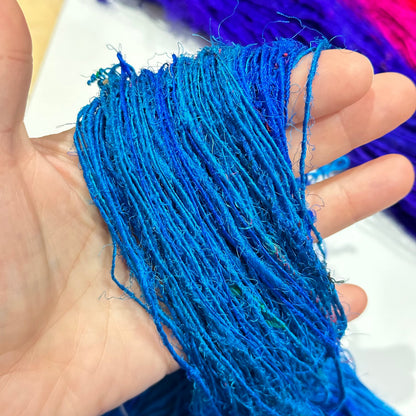 Recycled Silk Yarn "Lux Adventure" - view 18