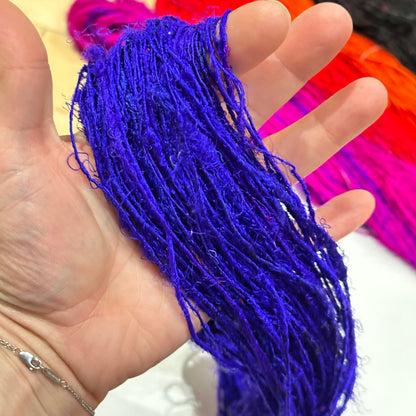 Recycled Silk Yarn "Lux Adventure" - view 17