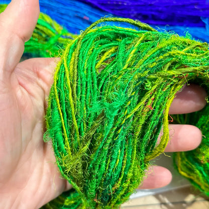 Recycled Silk Yarn "Lux Adventure" - view 2