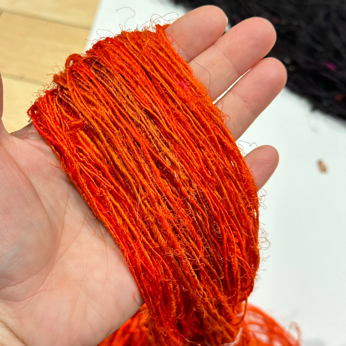 Recycled Silk Yarn "Lux Adventure" - view 14
