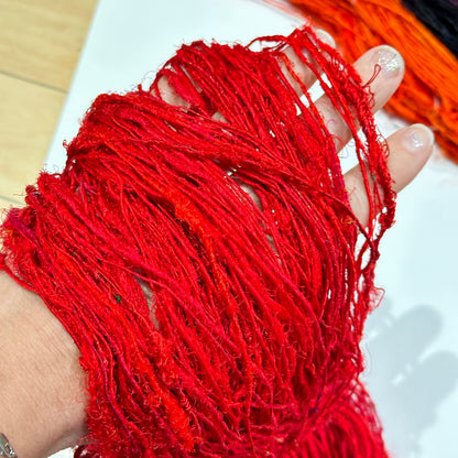 Recycled Silk Yarn "Lux Adventure" - view 15