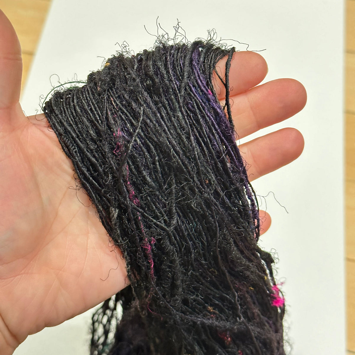 Recycled Silk Yarn "Lux Adventure" - view 13