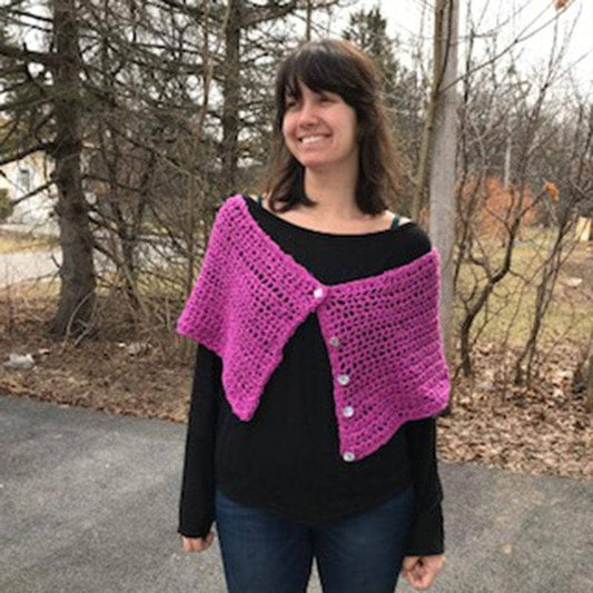 Silk Cloud Worsted Crochet Wrap Kit