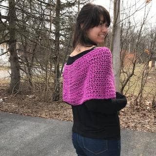 Silk Cloud Worsted Crochet Wrap Kit - view 2