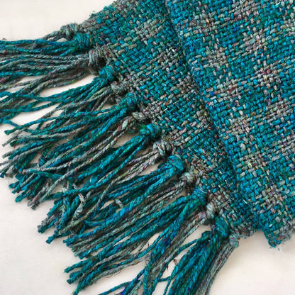 Ocean Storm Tweed Scarf Weaving Kit - view 3