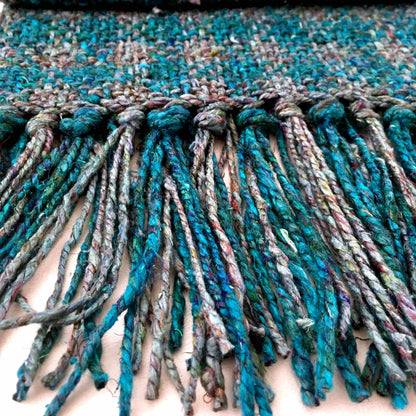 Ocean Storm Tweed Scarf Weaving Kit - view 4