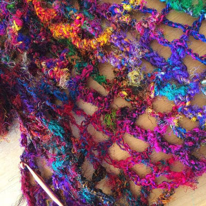 QuadraMesh Easy Crochet Shawl Kit - view 8