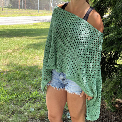 Harvest Festival Poncho Crochet Pattern - view 2