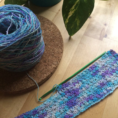 Floral Garden Placemat Knit & Crochet Pattern - view 2