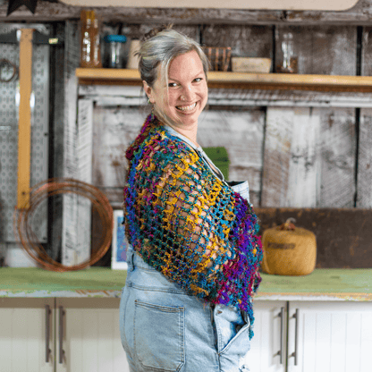 QuadraMesh Easy Crochet Shawl Kit - view 5