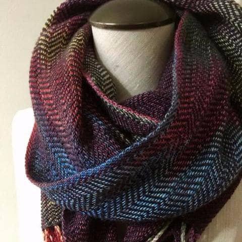 Cabito Wool Color Pool Woven Scarf Kit - view 4