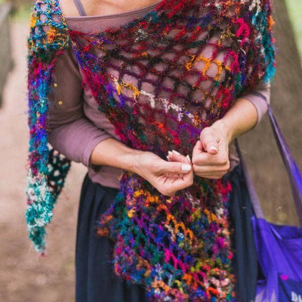 QuadraMesh Easy Crochet Shawl Kit - view 6