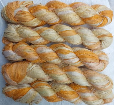 Artisan Recycled Sari Ribbon Yarn – Sari Treasures in Every Strand - view 64