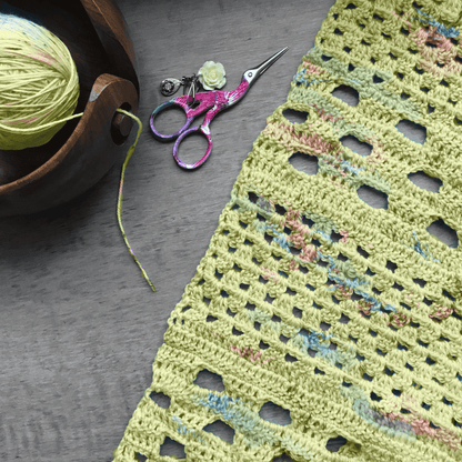 Streamside Merino Wool Shawl Crochet Kit - view 7