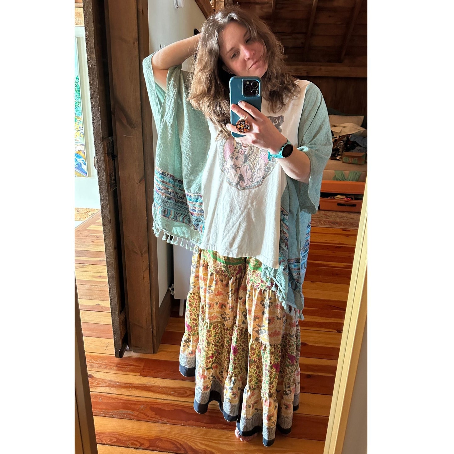 Limited Edition: Woodstock Dreams Fiesta Sunset Skirt - view 3
