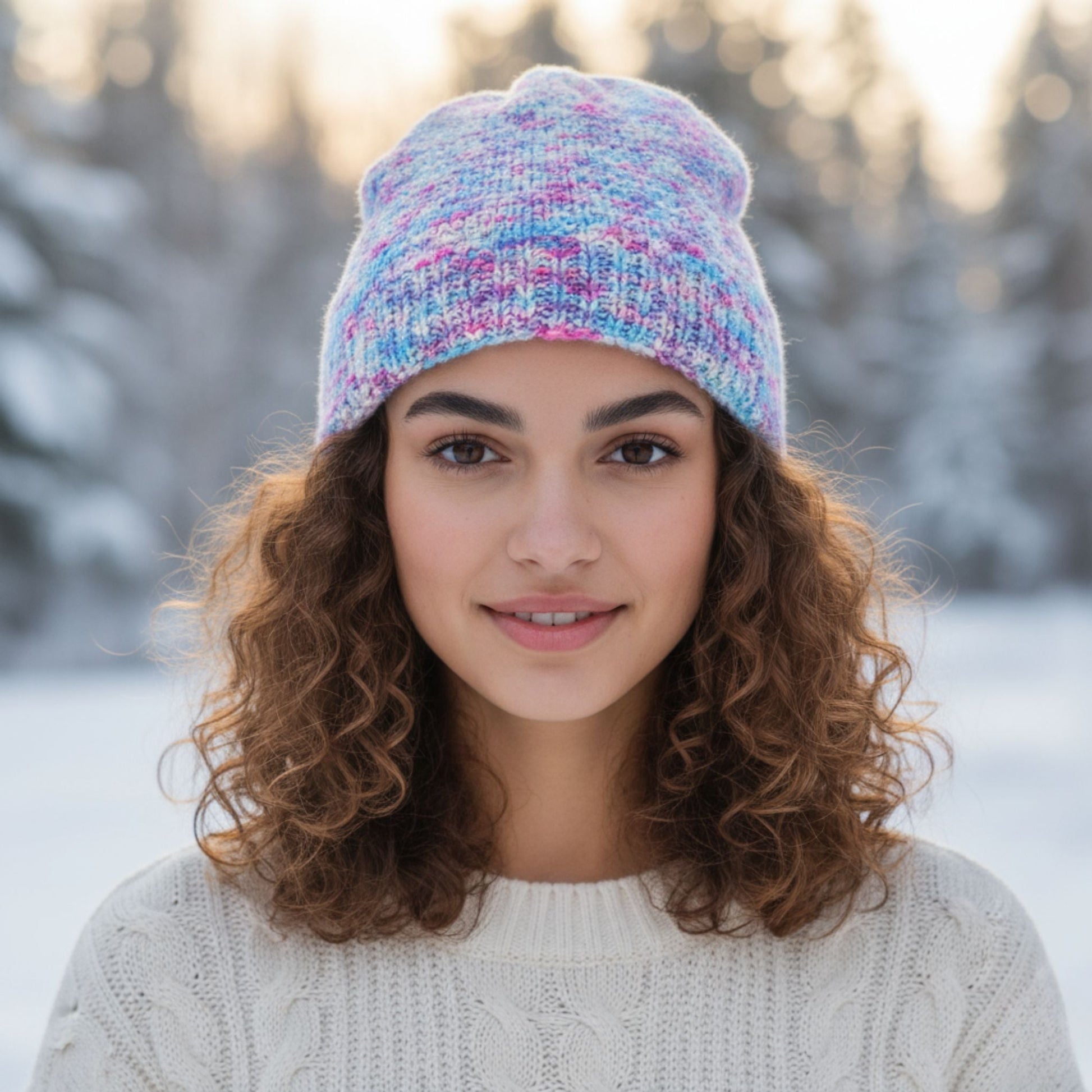 Knit & Crochet Hat Pattern – Easy Winter Beanie for Beginners