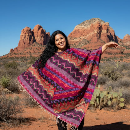 Nanda Hooded Poncho - view 7