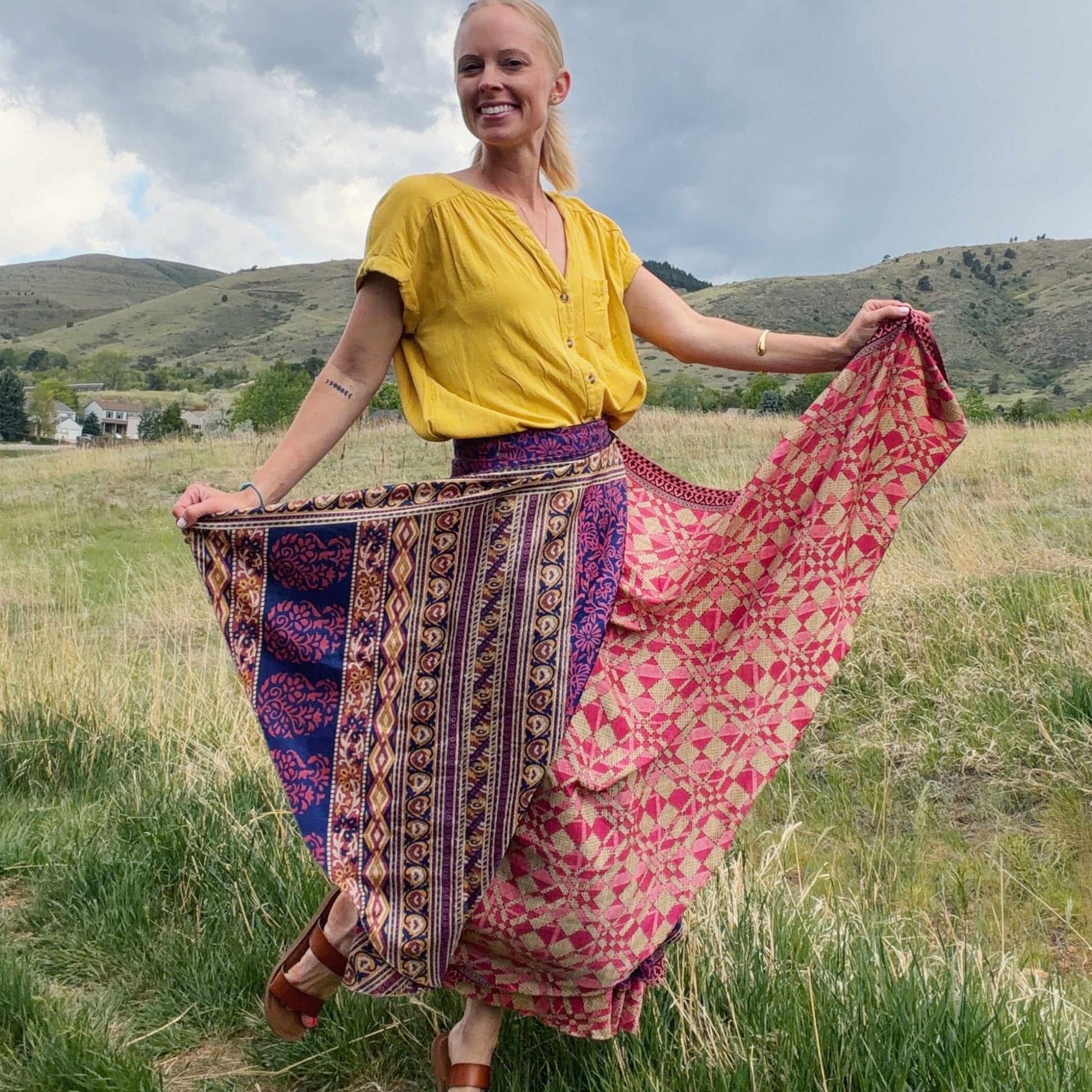Made With Love: The Original Sari Wrap Skirt - view 2