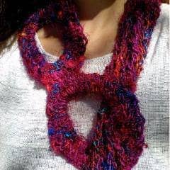 A Roundabout Way Scarf Pattern - view 2